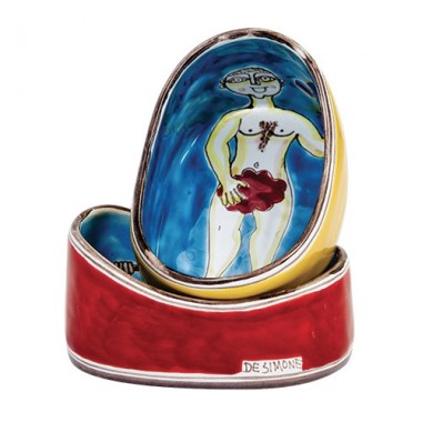 Porta sapone artigianale ceramiche de simone Porta sapone artigianale ceramiche de simone